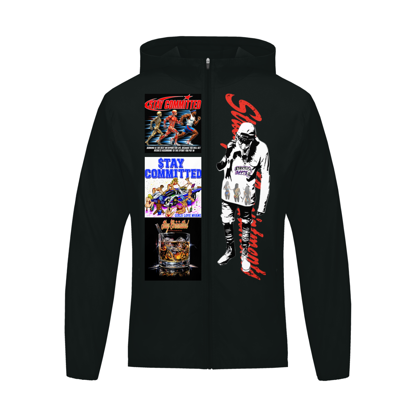 Soft Hooded Sports Jacket