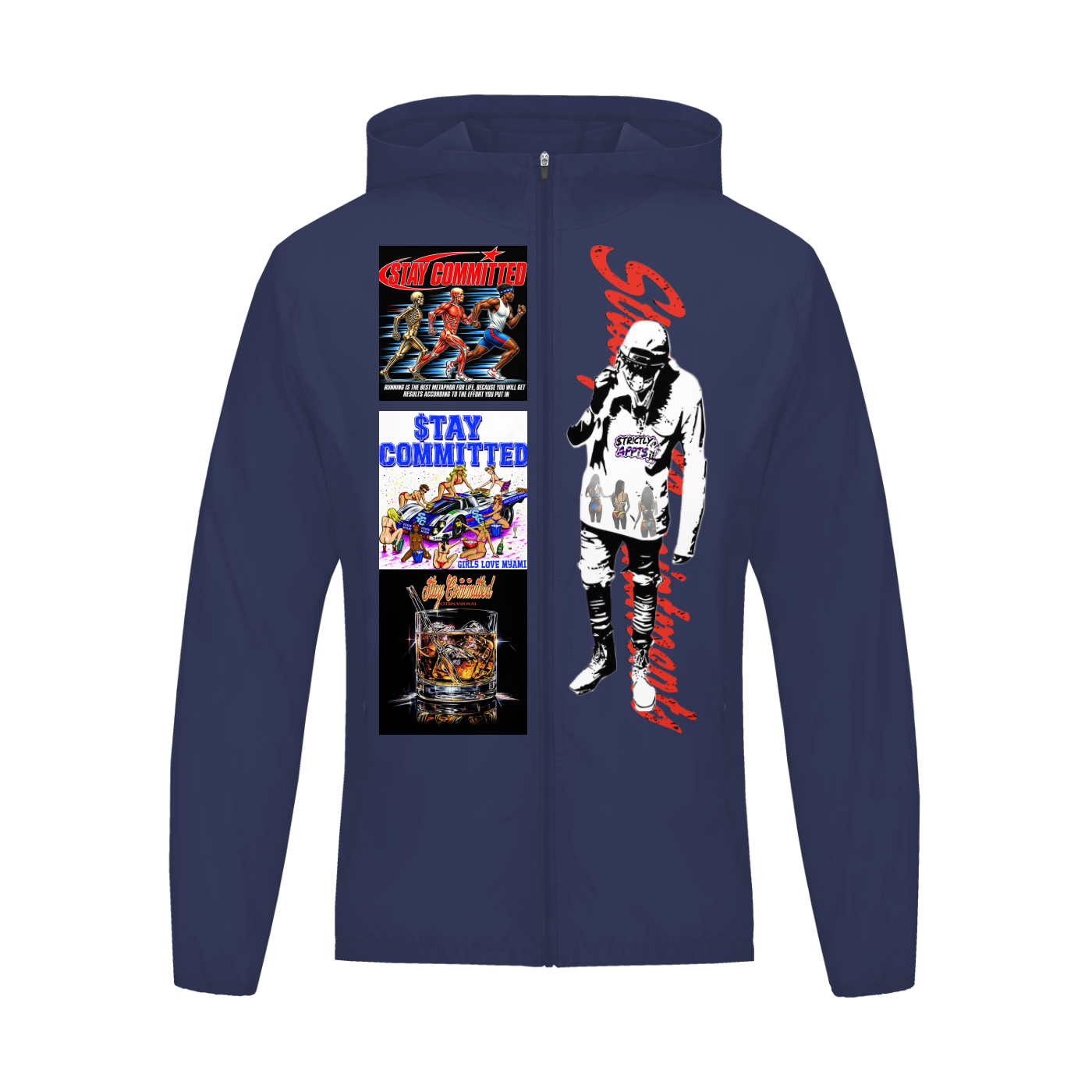 Soft Hooded Sports Jacket