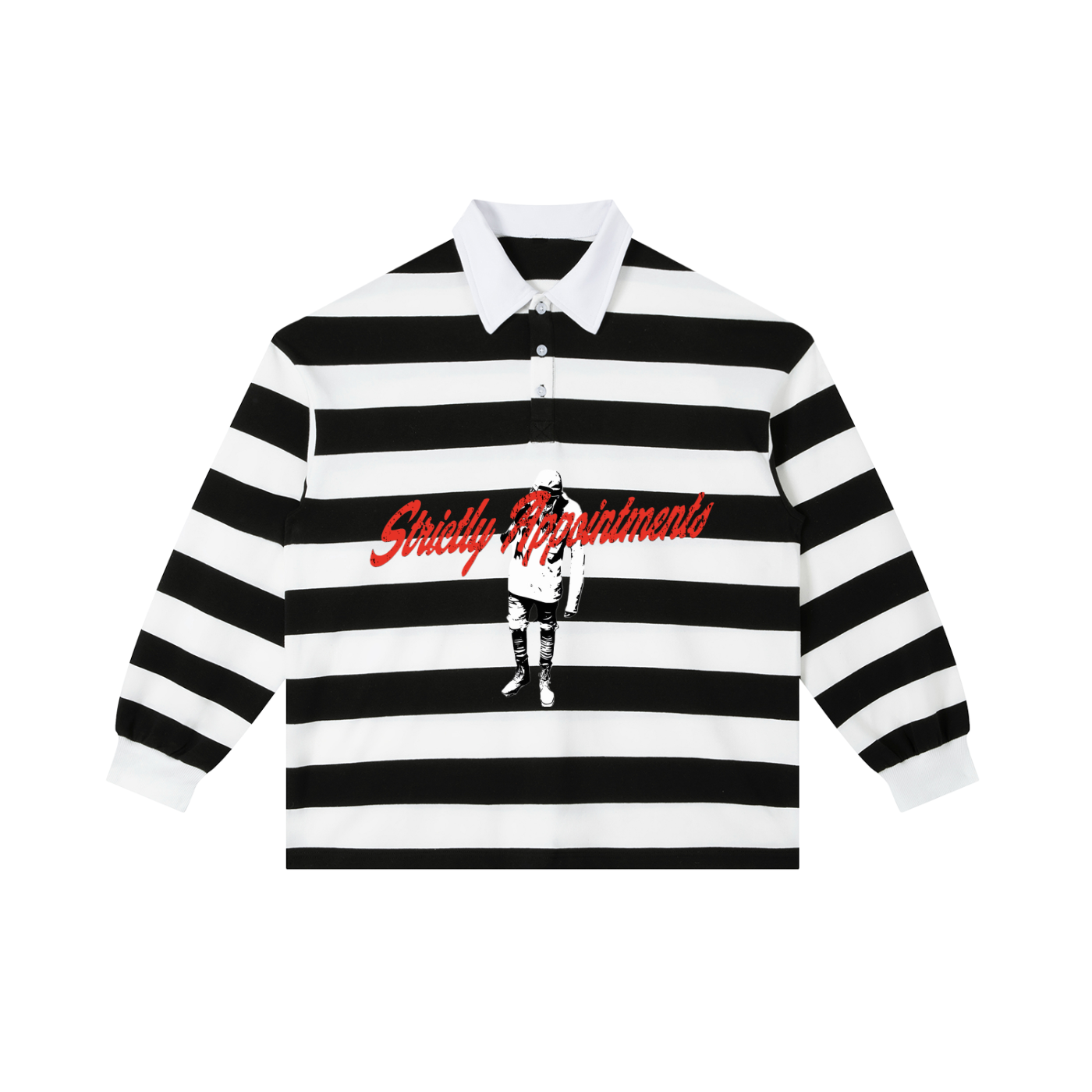 Color Block Stripe Polo Shirt