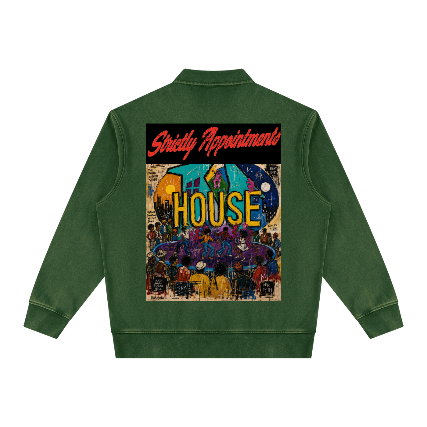 Unisex Vintage Wash Quarter-Zip Sweatshirt