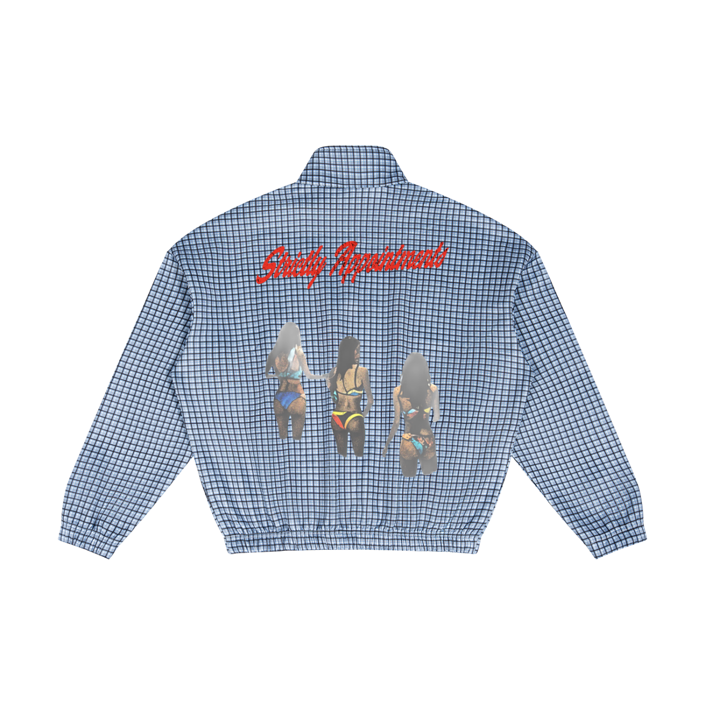 Unisex Plaid Quarter-Zip Sweatshirt