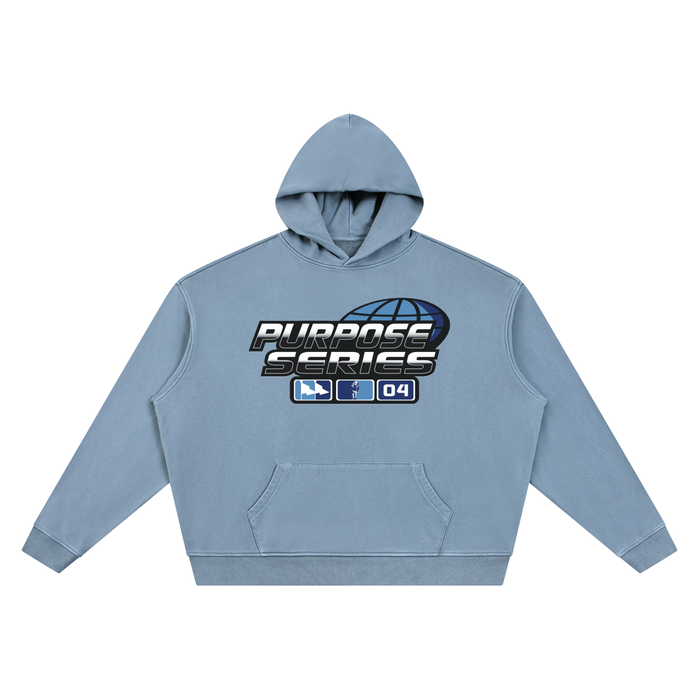 Unisex Vintage Wash Boxy Hoodie