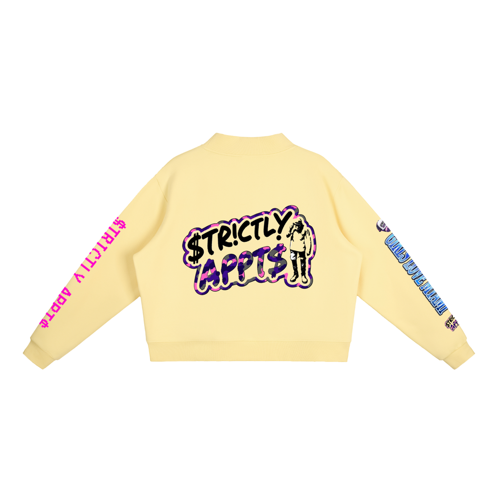 Essential Fleece Mock-Neck Crew Sweatshirt