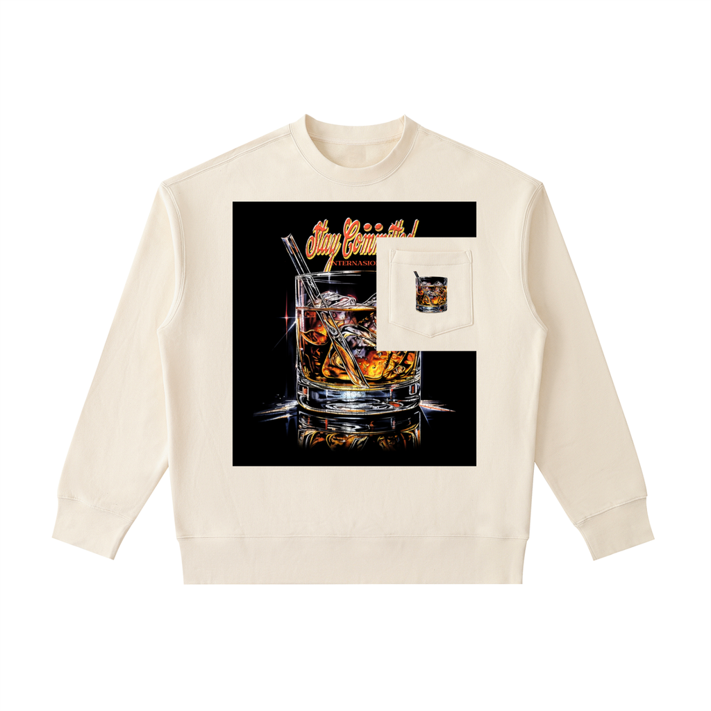 Heavyweight Patch Pocket Crewneck Sweatshirt