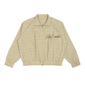Unisex Plaid Full-Zip Track Jacket