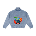 Unisex Plaid Quarter-Zip Sweatshirt