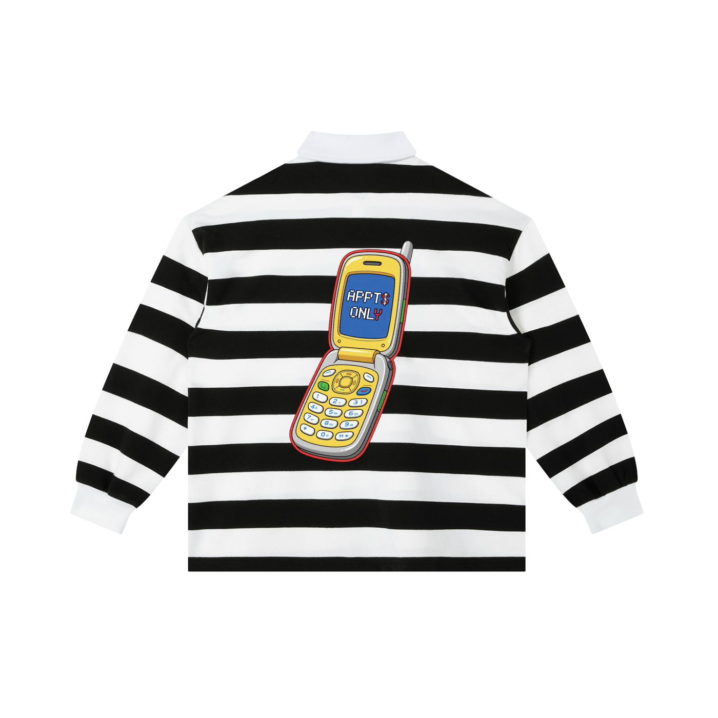 Color Block Stripe Polo Shirt