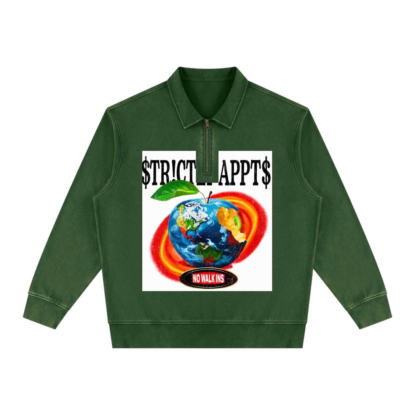 Unisex Vintage Wash Quarter-Zip Sweatshirt