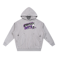 Snow Washed Distressed Panel Pocket Hoodie